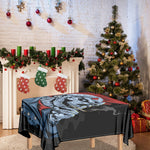 Punk Mohawk Devil Print Tablecloth