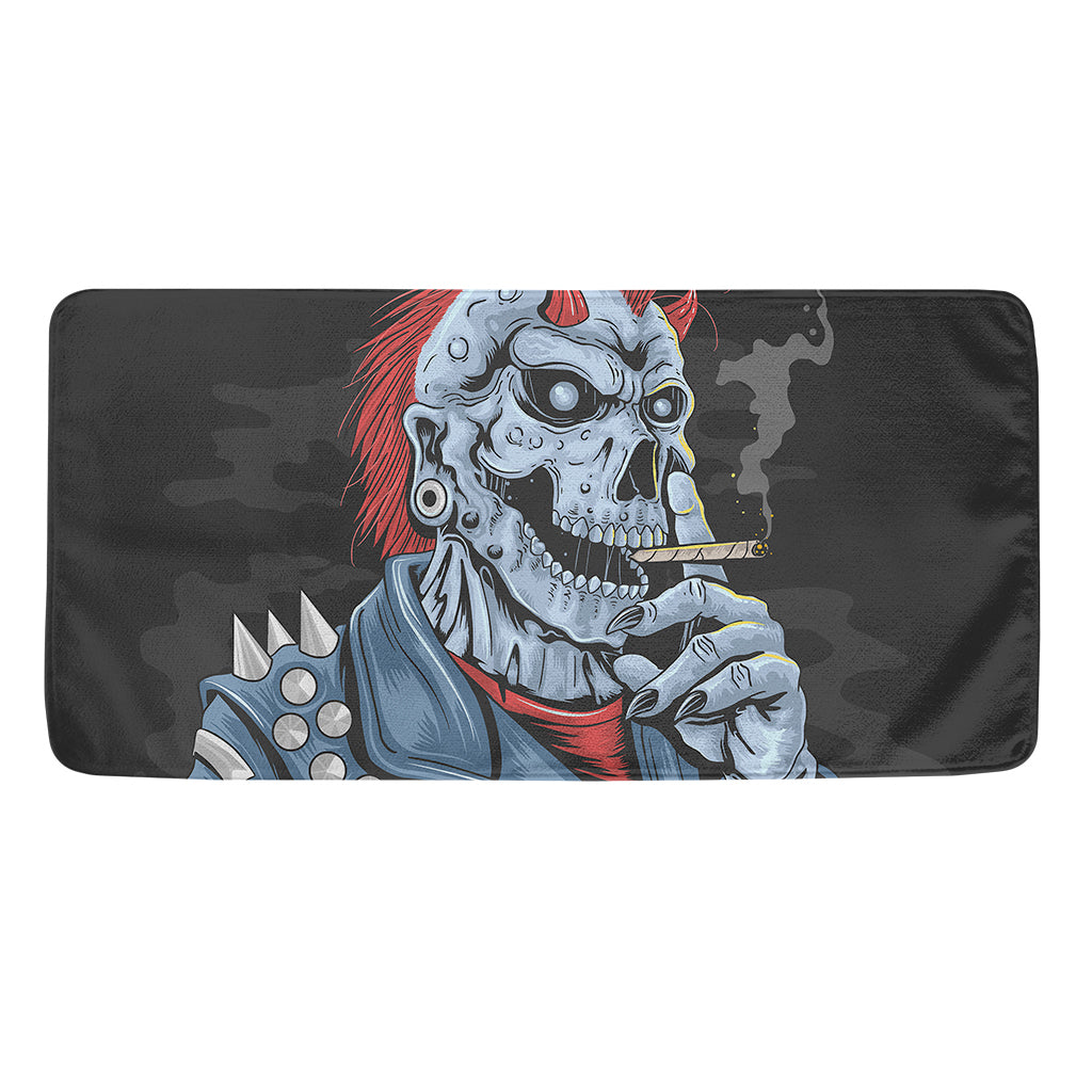 Punk Mohawk Devil Print Towel