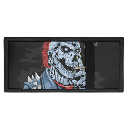 Punk Mohawk Devil Print Trifold Wallet