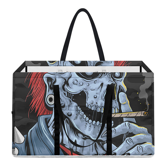 Punk Mohawk Devil Print Utility Tote Bag