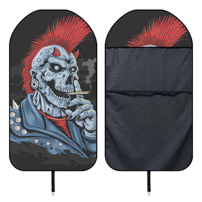 Punk Mohawk Devil Print Waterproof Car Seat Cover