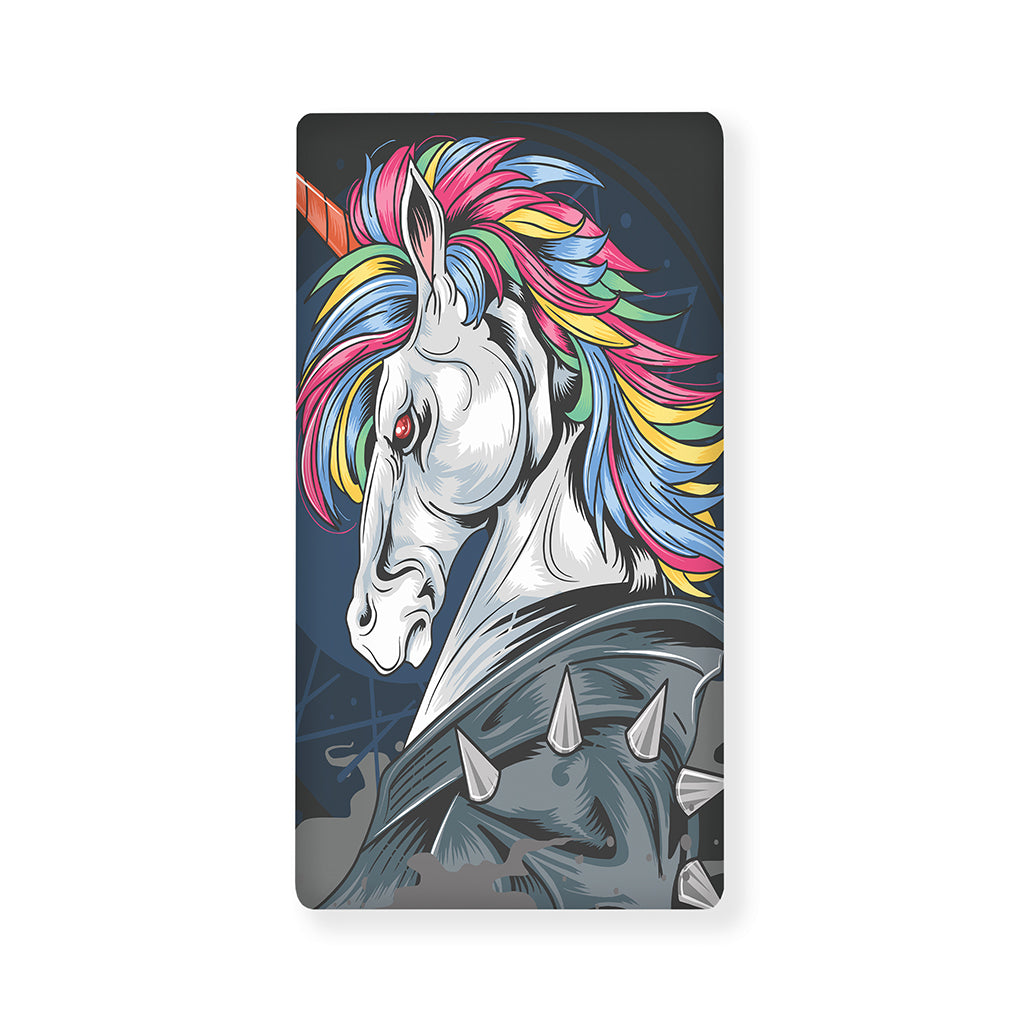 Punk Unicorn Print Baby Crib Sheet
