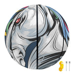 Punk Unicorn Print Basketball