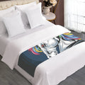 Punk Unicorn Print Bed Runner