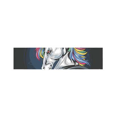 Punk Unicorn Print Bed Runner