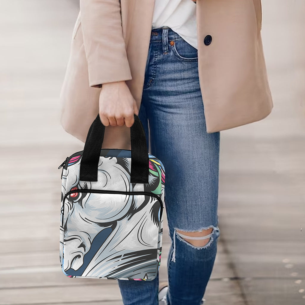Punk Unicorn Print Bible Tote Bag