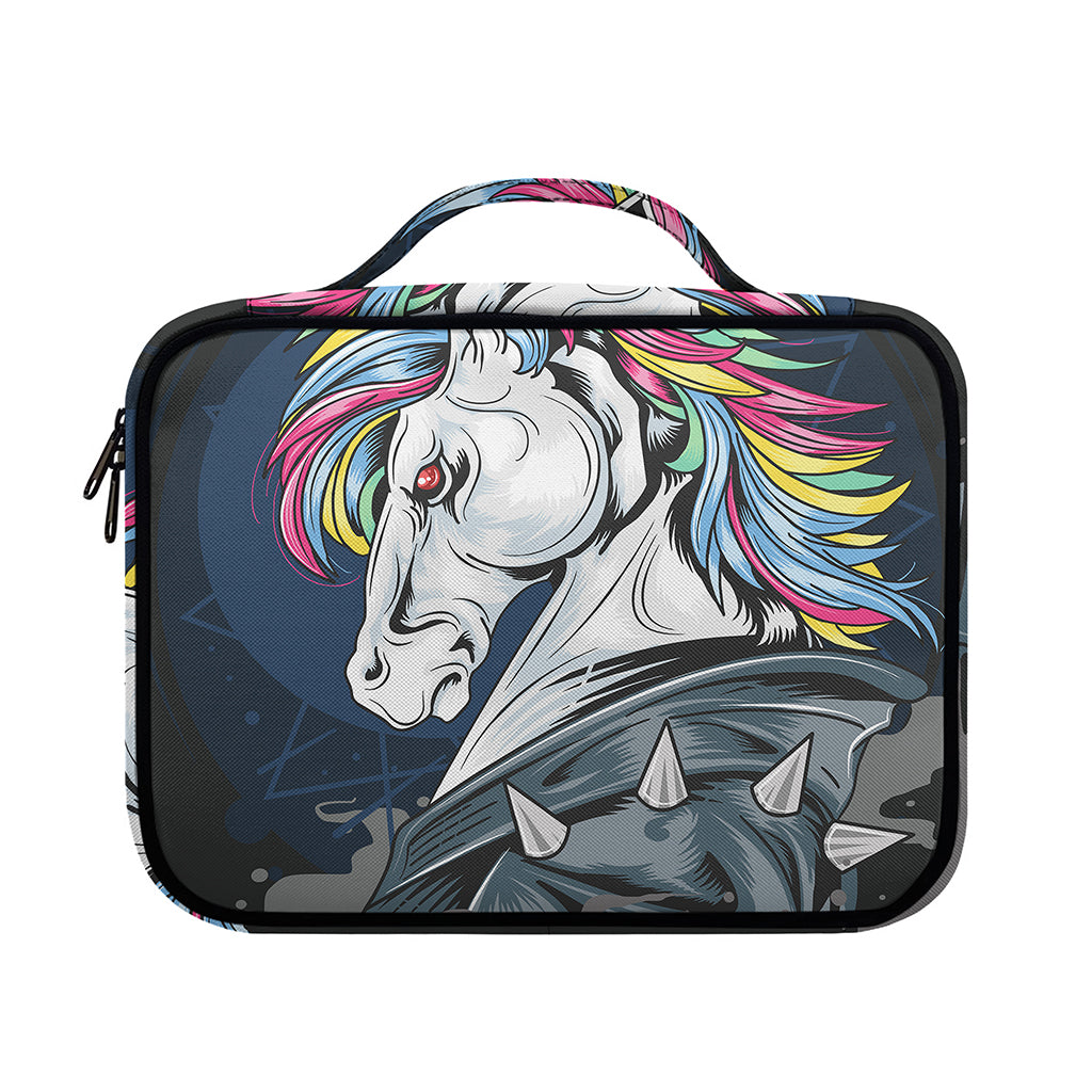 Punk Unicorn Print Briefcase Bible Bag