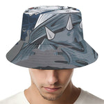 Punk Unicorn Print Bucket Hat
