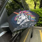 Punk Unicorn Print Car Side Mirror Covers