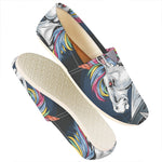Punk Unicorn Print Casual Shoes