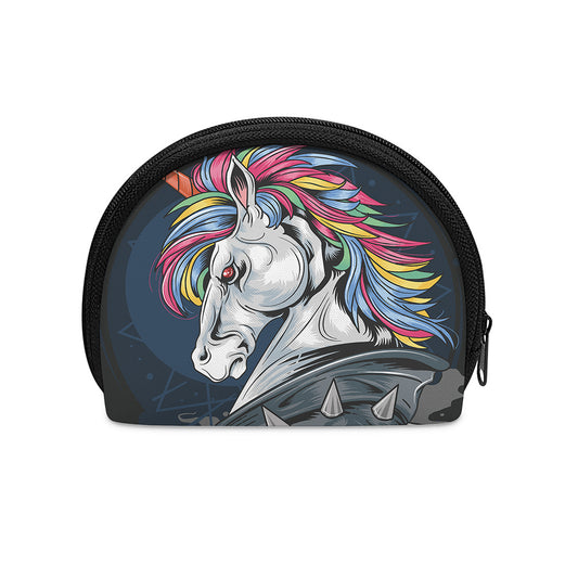 Punk Unicorn Print Coin Purse