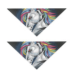 Punk Unicorn Print Dog Bandana