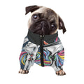 Punk Unicorn Print Dog Zip Up Jacket