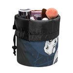 Punk Unicorn Print Drawstring Makeup Bag