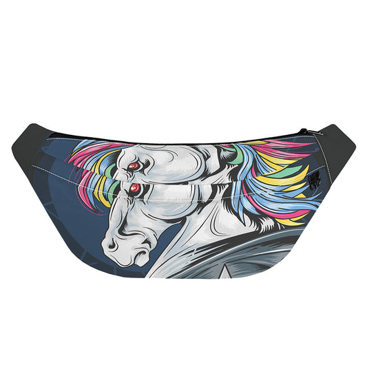Punk Unicorn Print Fanny Pack