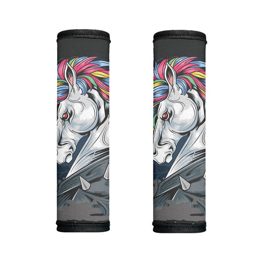 Punk Unicorn Print Handle Covers