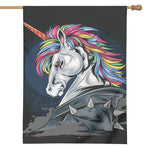 Punk Unicorn Print House Flag