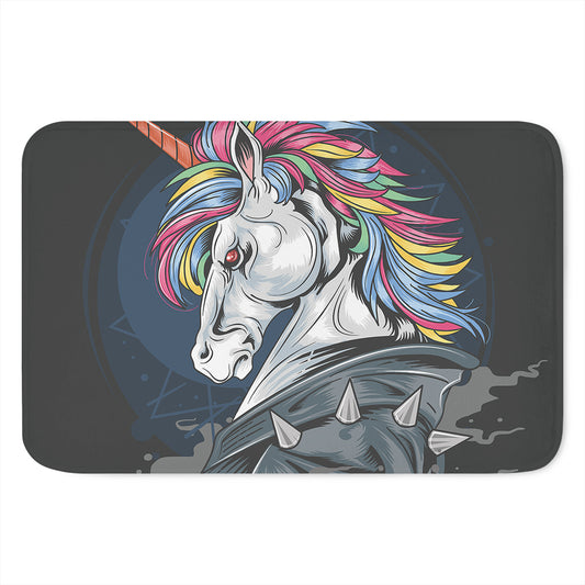 Punk Unicorn Print Indoor Door Mat
