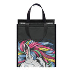Punk Unicorn Print Insulated Lunch Tote