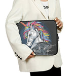 Punk Unicorn Print Laptop Sleeve