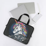 Punk Unicorn Print Laptop Sleeve With Handle