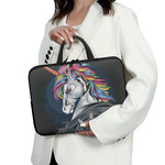 Punk Unicorn Print Laptop Sleeve With Handle