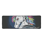 Punk Unicorn Print Long Kitchen Mat