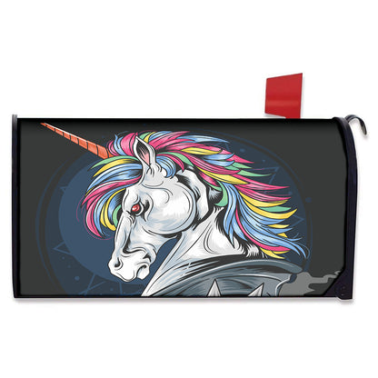 Punk Unicorn Print Mailbox Cover