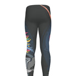 Punk Unicorn Print Men's leggings