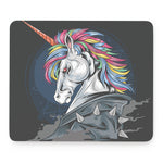Punk Unicorn Print Mouse Pad