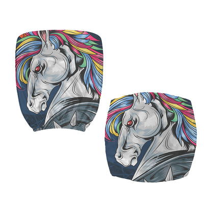 Punk Unicorn Print Office Chair Cover