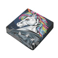 Punk Unicorn Print Outdoor Seat Cushion Cover