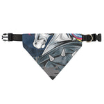 Punk Unicorn Print Over The Collar Dog Bandana