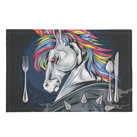 Punk Unicorn Print Placemat