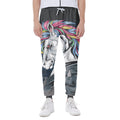 Punk Unicorn Print Joggers