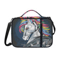 Punk Unicorn Print Shoulder Strap Bible Bag