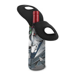 Punk Unicorn Print Single Neoprene Wine Tote