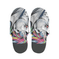 Punk Unicorn Print Slippers