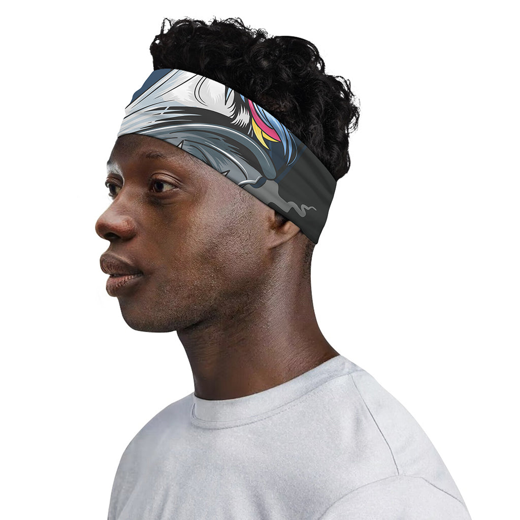 Punk Unicorn Print Sports Headband