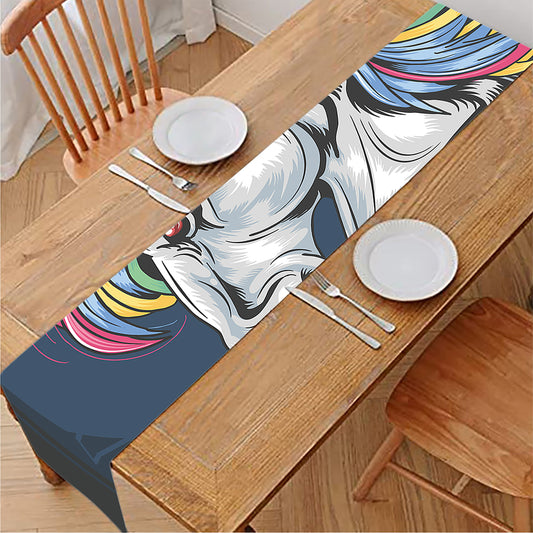 Punk Unicorn Print Table Runner