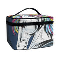 Punk Unicorn Print Travel Makeup Bag
