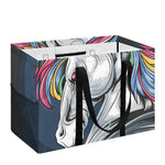 Punk Unicorn Print Utility Tote Bag