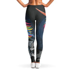Punk Unicorn Print Women's Leggings