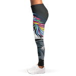 Punk Unicorn Print Women's Leggings