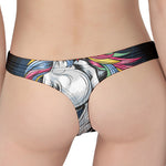 Punk Unicorn Print Women's Thong