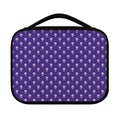 Purple Alien Face Pattern Print Classic Bible Case
