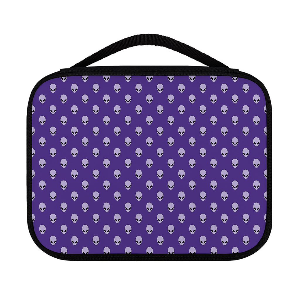 Purple Alien Face Pattern Print Classic Bible Case