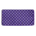 Purple Alien Face Pattern Print Towel