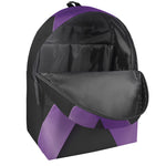 Purple All Cancer Awareness Ribbon Print Backpack