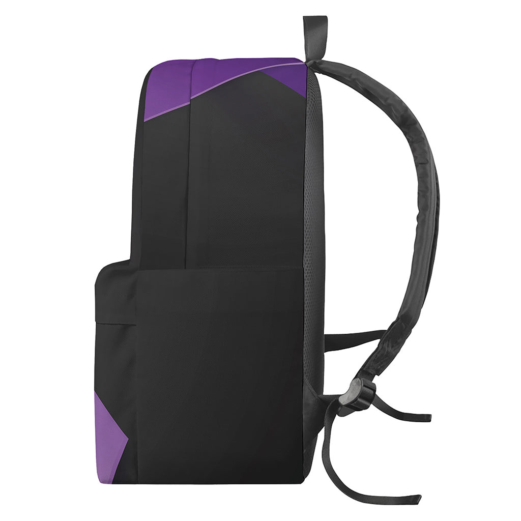 Purple All Cancer Awareness Ribbon Print Backpack
